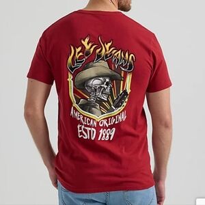 Men's LEE Skull T-Shirt 100% Cotton Multiple Sizes